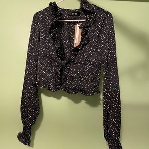 Polka dot blouse